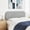 Light Gray, variant on Queen Size Upholstered Headboard Only - No Assembly, 60" Modern Linen Fabric Padded Headboard Extra-Thick - Beige