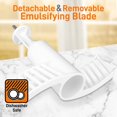 thumbnail image 3 of NutriChef Food Processor Emulsifying Blade - Replacement Parts for NutriChef Multifunction Food Processor Model Number: NCFP8, 3 of 7