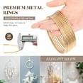 thumbnail image 4 of Shisuyan 10pcs Dream Catcher Metal Hoops Macrame Rings DIY Crafts Floral Wreath Metal Hoops Handicraft Rings, 4 of 9