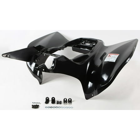 Rear Fender (Black) Compatible with 04-05 Honda TRX450R