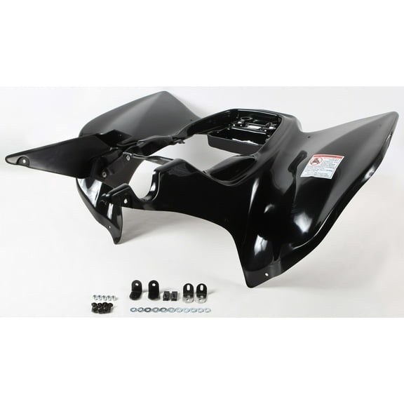 Rear Fender (Black) Compatible with 04-05 Honda TRX450R
