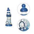 thumbnail image 5 of Yvsxxv Handmade Nautical Wooden Lighthouse Ornament Rudder Decor for Coastal Home Decoration, 1 Pack, 5 of 7
