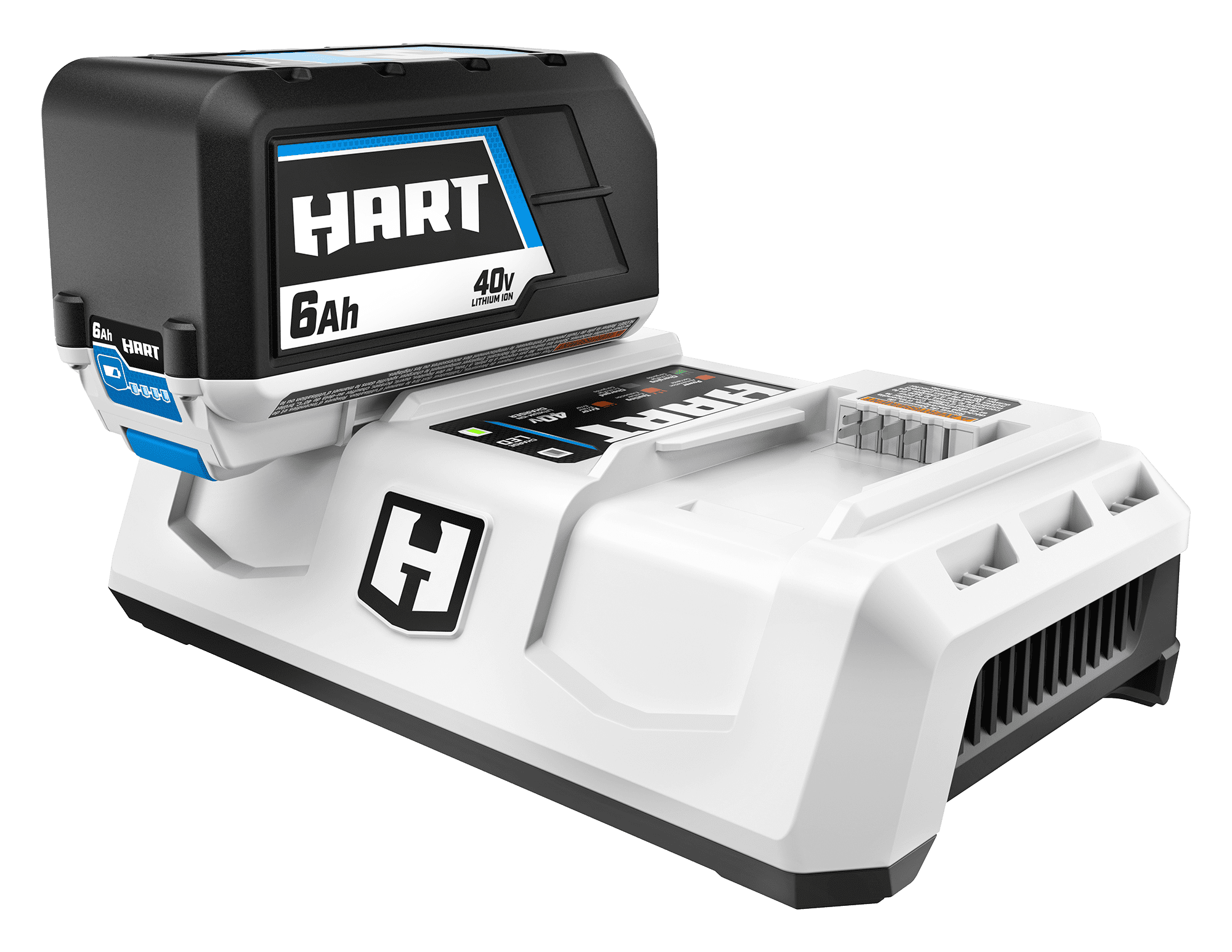HART 40 Volt 6A Dual Port Rapid Charger Walmart