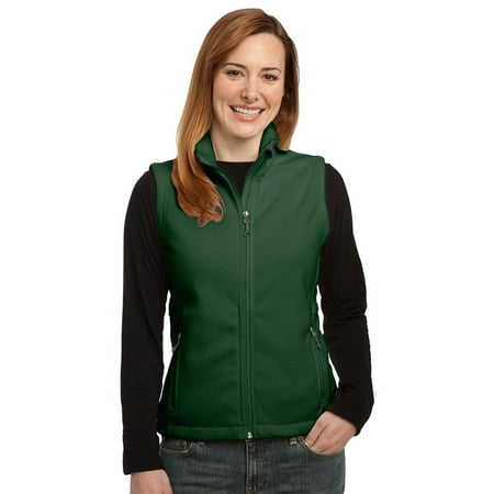 Fleece Zipper Vest - Port Authority Women's Soft Fleece Zipper Pocket Vest