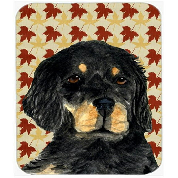 Carolines Treasures  Gordon Setter Fall Leaves Portrait Mouse Pad