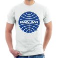 thumbnail image 1 of Pan Am Blue Outline Logo Men's T-shirt 1, 1 of 5