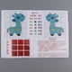 thumbnail image 3 of Kit de punto de cruz con cuentas, kit de bordado para llavero estampado, 3 of 9