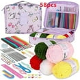 thumbnail image 1 of Crochet Hand Novice Beginners Multi-color Storage Kits DIY Knitting Tools Kits Portable, 1 of 7
