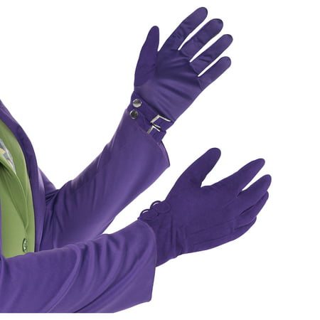 Joker Gloves, Dark Night 3 Halloween Costume Accessory for Adults, One Size