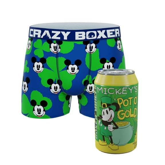CRAZYBOXER Men's Underwear Disney Classic Resistant Non-slip waistband Boxer Brief Breathable (creative packadging)