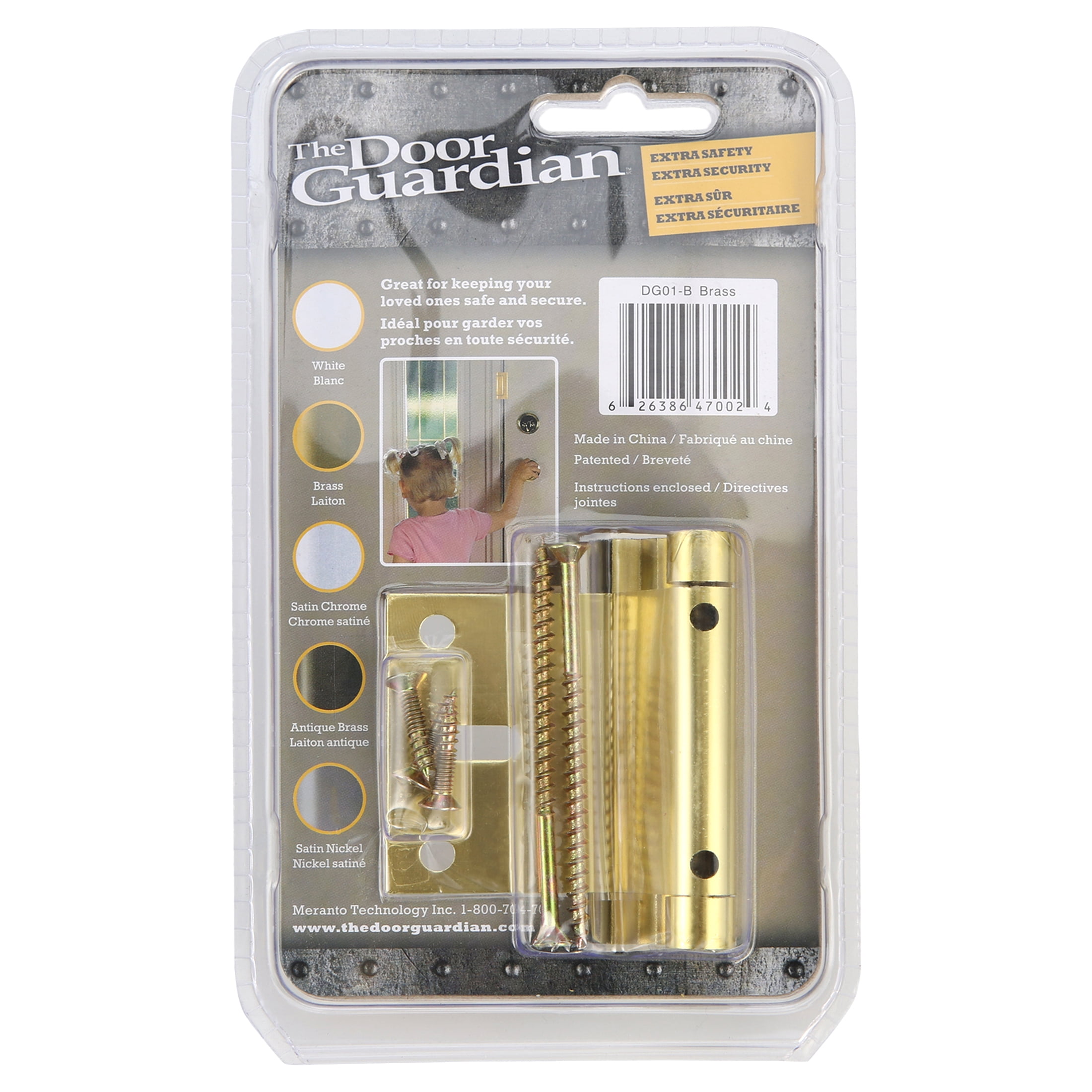 The Door Guardian Brass Security Latch