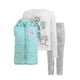 thumbnail image 1 of Conjunto para Niñas Disney Frozen Elsa de 3 Piezas: Camiseta, Chaleco y Leggings, 1 of 8