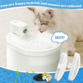 thumbnail image 5 of 24 Piezas Filtros de Fuente de Agua para Gatos para Fuente de Agua 67oz/2L Filtro de Repuesto para Fuente de Agua para Gatos, 5 of 5