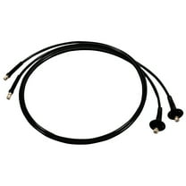 UFLEX Hydraulic OB-BHBR Hose Kit with Pre-Crimped Brass Fittings, Bulkhead Fittings and Bend Restrictors on Both Ends, 2pk