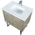 thumbnail image 6 of Lexora Home Lancy 30" Single Quartz Top Bathroom Vanity with Chrome Faucet, 6 of 14