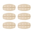 thumbnail image 1 of 6PCS Underwear Shoulder Pads Non-slip Shoulder Strap Gasket Breathable Silicone Shoulder Pad Invisible Shoulder Strap Gasket for Women Use Light Beige, 1 of 8