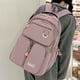 thumbnail image 5 of Bolsas de libros casuales Bolsas escolares de color sólido Gran capacidad a prueba de agua para vacaciones, 5 of 9