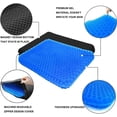 thumbnail image 5 of Large Cooling Gel Seat Cushion, Breathable Honeycomb  Chair Pad with Non-Slip Bottom Cover，car seat cushion，Office seat cushion，Wheelchair cushion, 5 of 8
