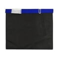 thumbnail image 2 of Master Mason Blue Lodge Massachusetts Regulation Apron - Royal Blue with Silver Accents(Lambskin), 2 of 2