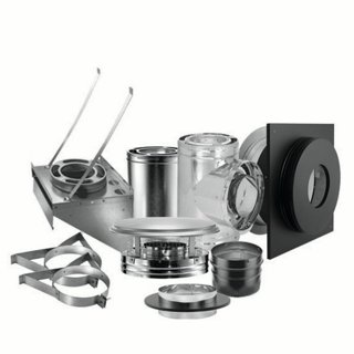 Triple Wall Pipe Chimney Stove