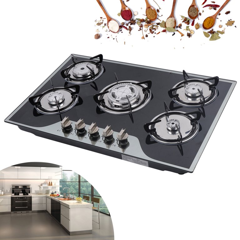 Gas Cooktop 36 inch Bulit-in Gas Stove Top with 5 Burner