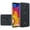 Clear, variant on GSA Slim Flexible Candy Case for LG V40 ThinQ - Black