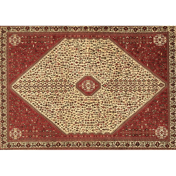 Ahgly Company Indoor Rectangle Persian Brown Traditional Area Rugs, 3' x 5'