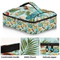 thumbnail image 2 of Iauyy Casserole Carrier for Hot Food Insulated Casserole Travel Carry Bag with Lid Food Warmer Bag for Party/Picnic,Beach Slippers, 2 of 7