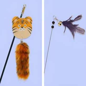 Mipcase 100pcs Cat Spring Toys, Colorful Spring Cat Toys...