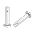 thumbnail image 4 of Uxcell Single Hole Clevis Pins - 5mm x 20mm Flat Head 304 Stainless Steel Link Hinge Pin 20 Pcs, 4 of 5