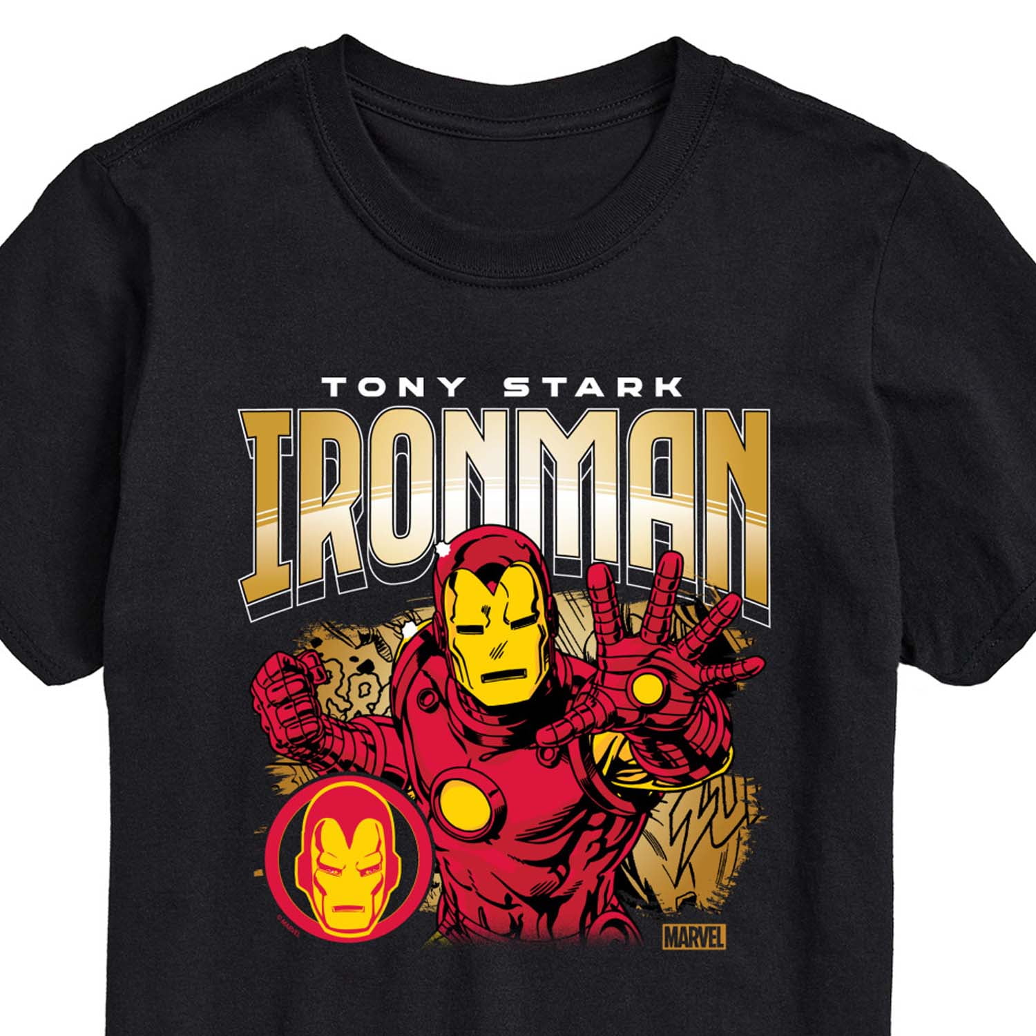 Marvel Iron Man - Tony Stark - Men's Short Sleeve Graphic T-Shirt