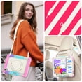 thumbnail image 7 of Case for iPad Air 11 inch M3 2025/M2 2024 (7th/6th Gen), 360 Rotating Stand Handle Shoulder Strap Heavy Duty Shockproof Cover, Rainbow Pink, 7 of 7