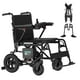 thumbnail image 1 of Silla de ruedas eléctrica para adultos, ligera y plegable, para personas mayores, motorizada, 21 kg (negro), 1 of 5