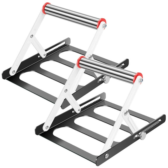 TMWEFUSC 2Pcs Cutting Machine Support Frame Foldable Table Saw Support Stand 55-135mm Height Adjustable Cutting Machine Material Holder Frame