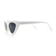 thumbnail image 6 of Womens Snug Retro Fit Timeless Cat Eye Plastic Sunglasses White - Black, 6 of 8