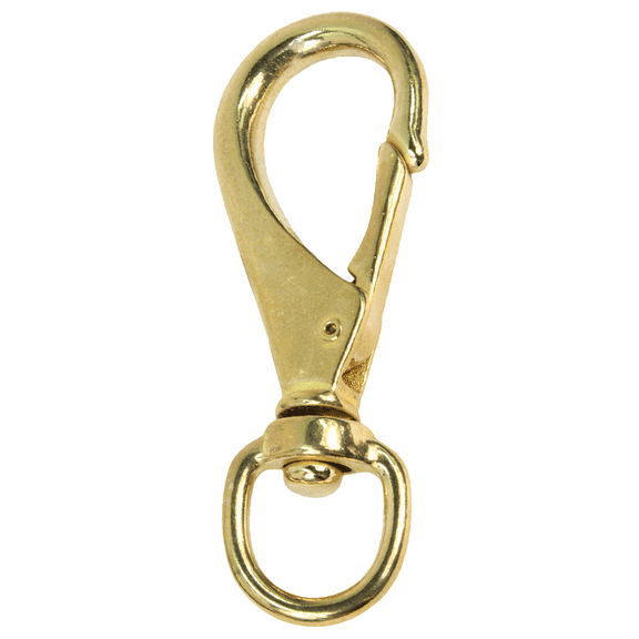 Aqua #3 Swivel Brass Boat Snap