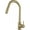 Brushed Gold, variant on Touch on Kitchen Faucet with Pull Down Sprayer, Sensor Kitchen Sink Faucet in Two Water Outlet Modes, 304 Stainless Steel Single Handle Touch Activated Mixer Tap,Matte Black