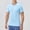 Blue, variant on FRSASU Men's T-Shirts Short Sleeve Quick Dry Swim V-Neck Shirt Summer Workout Rash Guard Undershirt Tee Tops Blue