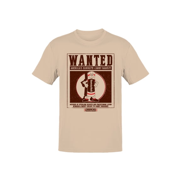 Officially Licensed Tootsie Roll America's Favorite Candy Bandit Men's T-shirt