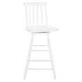 thumbnail image 5 of SAFAVIEH Quai Square Mid Back Counter Stool, White, 5 of 13