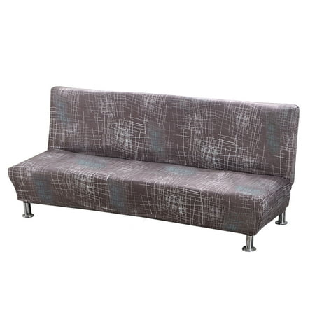 Eleoption Armless Sofa Cover Stretch Bed Slipcover Protector 1 Eleoption Armless Sofa Cover Stretch Bed Slipcover Protector 1 Piece Folding Couch Shield Polyester Spandex Futon Without Armrests