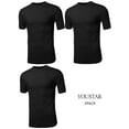 thumbnail image 3 of FashionOutfit Men's Basic Solid Various Color Crew Neck Short Sleeves Tee, 3 of 3
