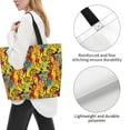 thumbnail image 3 of Fotbe Dancing African Womens Bolsa Tote Estética de Lona con Estampado para Mujer - Bolsa Reutilizable de Hombro Casual para Vacaciones, Compras, Trabajo y Gimnasio, 3 of 8