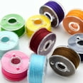 thumbnail image 5 of 25pcs Assorted Colors Sewing Thread, Embroidery Bobbins, Prewound Bobbins Thread for Embroidery and Sewing Machines, Spool of Thread Kit DIY and Home, 4.72x3.93x0.98", 5 of 8