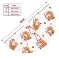 thumbnail image 3 of Sikiie Squirrel Giving A Gift 30-48 inches {designName} Print Christmas Tree Skirt Snowman Xmas Tree Skirt with Edge Christmas Decorations for Holiday Party, 3 of 7