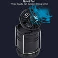 thumbnail image 6 of EUDIDV Portable Lighted Fans​ Camping Lantern LED Camping Light Foldable Lantern With Fan Fits Strong Wind Survival Kit Windstorm Power Outage Outdoor Portable Lantern;Fans with Illumination, 6 of 7
