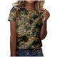 thumbnail image 2 of Fiudx Ofertas de La Semana Camisa de Pollo de Moda para Mujer Linda Granja Camisetas Mamá Causal Manga Corta Camisetas Tops Blusas, 2 of 4
