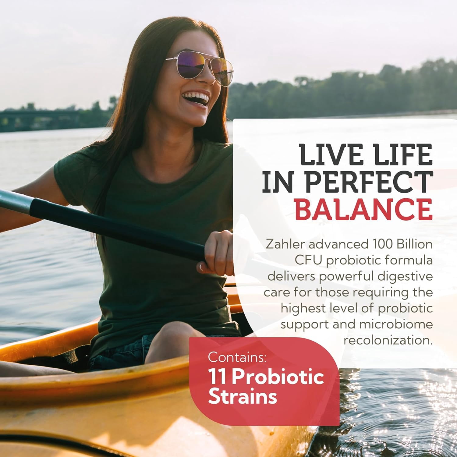 Zahler BioDophilus100, Advanced Probiotic Formula, 100 Billion CFU, 30 Capsules, Probiotic, Probiotics, Probiotic Supplement