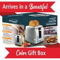 thumbnail image 4 of Brentwood Select 2-Slice 850-Watt Extra-Wide Slot Stainless Steel Toaster, 4 of 8
