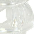 thumbnail image 6 of 5", 4", 4"W Clear Glass Knotted Ball Knot Sculpture, by DecMode (3 Count), 6 of 13